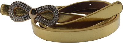 

ELS Women Casual, Party Khaki Artificial Leather, Synthetic Belt
