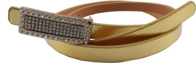 

ELS Women Casual, Party Khaki Artificial Leather, Synthetic Belt