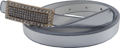 

ELS Women Casual, Party White, Black Artificial Leather, Synthetic Belt, Black;white