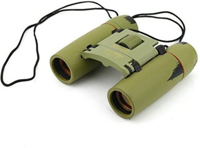 

Skywalk SAKURA Day Night Use Polarized Telescope Folding 30x60 with Strap & Pouch Binoculars(126 mm, Green)