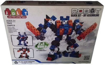 

kidoz kingdom ROBOT BLOCK SET-DIY ASSEMBLING(Multicolor)