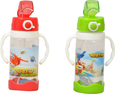 

mega star Spout and Straw Sipper Cup 450 ml Sipper(Pack of 2, Multicolor)