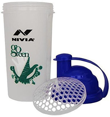 

Nivia Go Green 700 ml Shaker(Pack of 1, White, Blue)