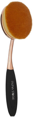 

Puna Store Oval Foundation Brush (Black + Gold)(Pack of 1)