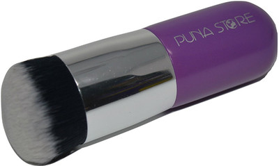 Puna Store Face Powder Blush Brush (Purple + Silver)(Pack of 1)