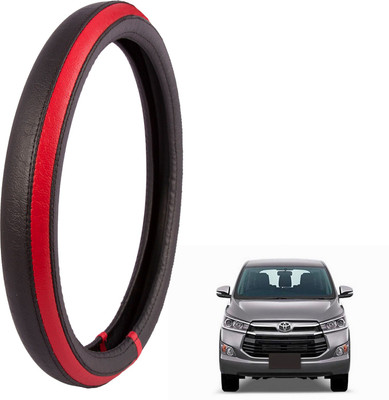 

Autofy Steering Cover For Toyota Innova(Black, Leather)
