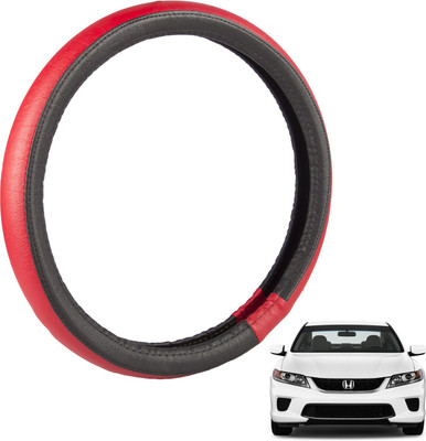 

Autofy Steering Cover For Honda Accord(Black, Leather)