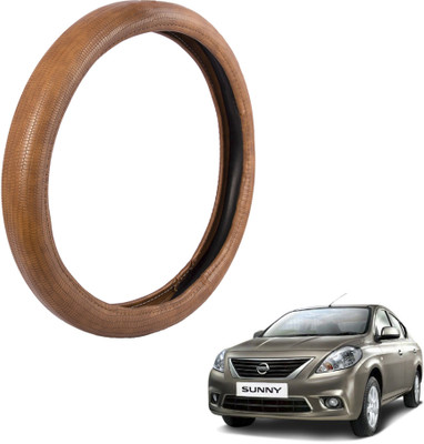 

Autofy Steering Cover For Nissan Sunny(Tan, Leather)