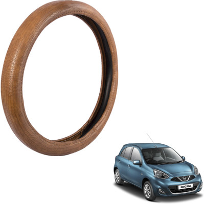 

Autofy Steering Cover For Nissan Micra(Tan, Leather)