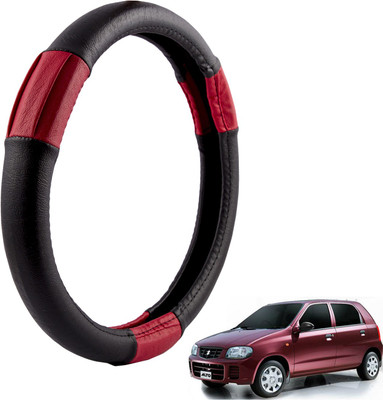 

Autofy Steering Cover For Maruti Alto(Black, Leather)
