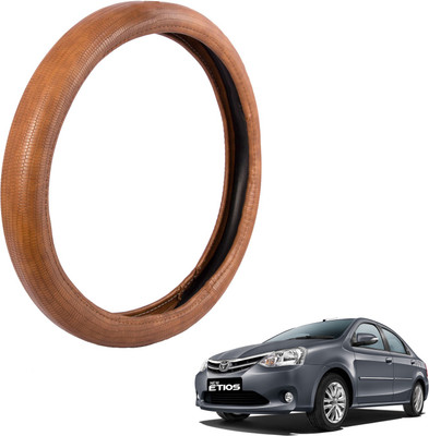

Autofy Steering Cover For Toyota Etios Liva(Tan, Leather)