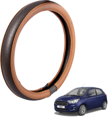 

Autofy Steering Cover For Ford Figo(Tan, Leather)