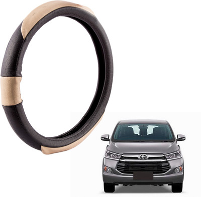 

Autofy Steering Cover For Toyota Innova(Black, Leather)