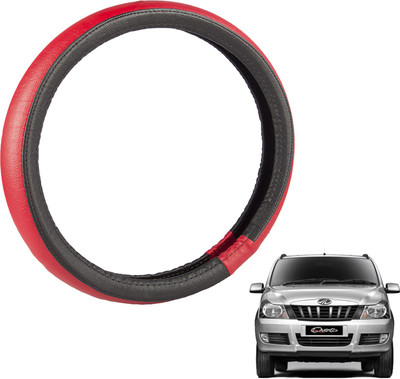 

Autofy Steering Cover For Mahindra Quanto(Black, Leather)