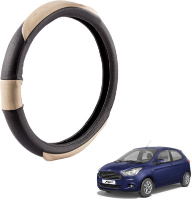 

Autofy Steering Cover For Ford Figo(Black, Leather)