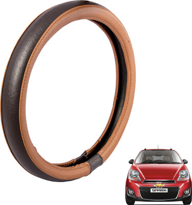 

Autofy Steering Cover For Chevrolet Spark(Tan, Leather)