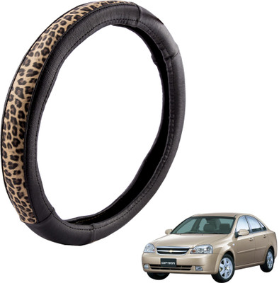 

Autofy Steering Cover For Chevrolet Optra(Black, Leather)