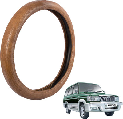 

Autofy Steering Cover For Toyota Qualis(Tan, Leather)