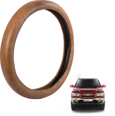 

Autofy Steering Cover For Chevrolet Tavera(Tan, Leather)