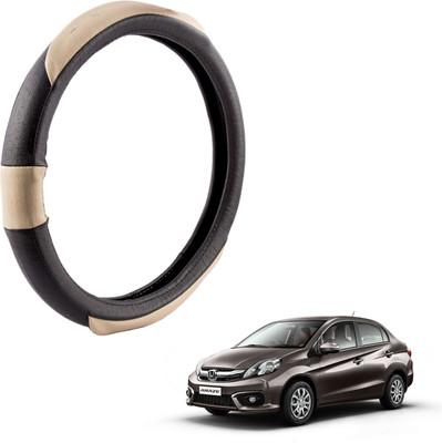 

Autofy Steering Cover For Honda Amaze(Black, Leather)