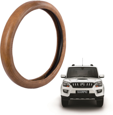 

Autofy Steering Cover For Mahindra Scorpio(Tan, Leather)