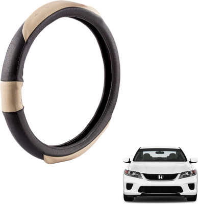 

Autofy Steering Cover For Honda Accord(Black, Leather)