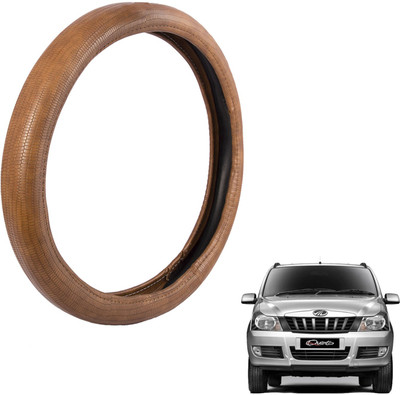 

Autofy Steering Cover For Mahindra Quanto(Tan, Leather)