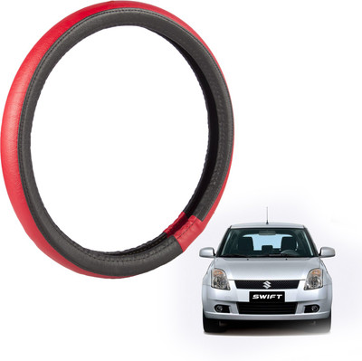 

Autofy Steering Cover For Maruti Swift(Black, Leather)