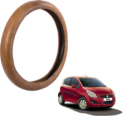 

Autofy Steering Cover For Maruti Ritz(Tan, Leather)