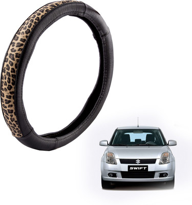 

Autofy Steering Cover For Maruti Swift(Black, Leather)