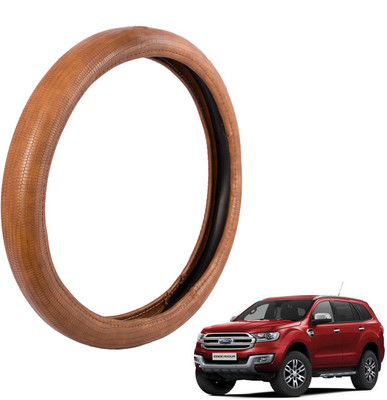 

Autofy Steering Cover For Ford Endeavour(Tan, Leather)
