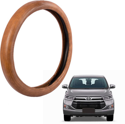 

Autofy Steering Cover For Toyota Innova(Tan, Leather)
