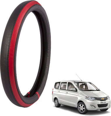 

Autofy Steering Cover For Chevrolet Enjoy(Black, Leather)