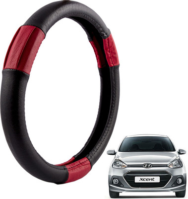 

Autofy Steering Cover For Hyundai Accent(Black, Leather)