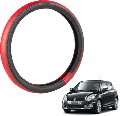 

Autofy Steering Cover For Maruti New Swift(Black, Leather)