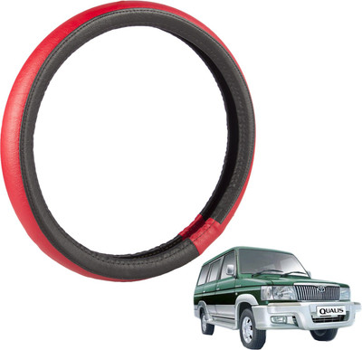 

Autofy Steering Cover For Toyota Qualis(Black, Leather)