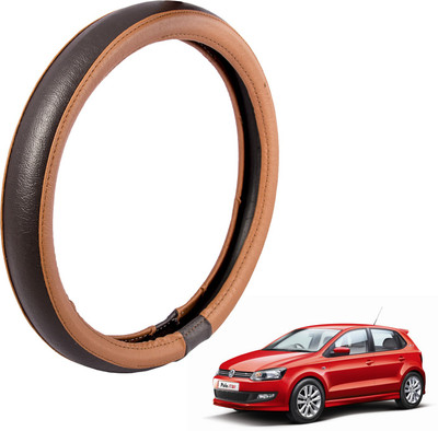 

Autofy Steering Cover For Volkswagen Polo(Tan, Leather)