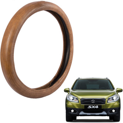

Autofy Steering Cover For Maruti SX4(Tan, Leather)