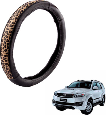 

Autofy Steering Cover For Toyota Fortuner(Black, Leather)