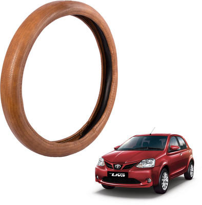 

Autofy Steering Cover For Toyota Etios(Tan, Leather)
