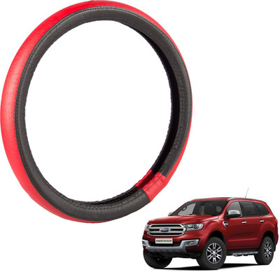 

Autofy Steering Cover For Ford Endeavour(Black, Leather)