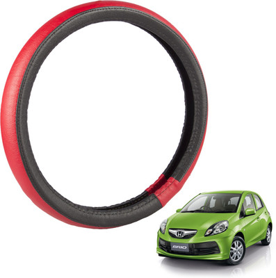 

Autofy Steering Cover For Honda Brio(Black, Leather)