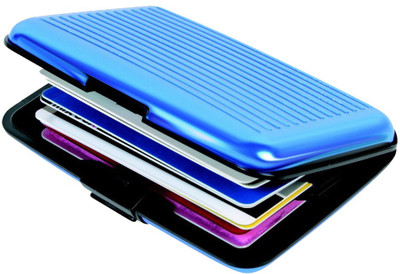 

CheckSums 6 Card Holder(Set of 1, Blue)