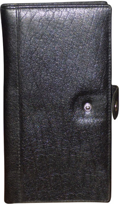 

Style 98 Men Black Genuine Leather Wallet(8 Card Slots)