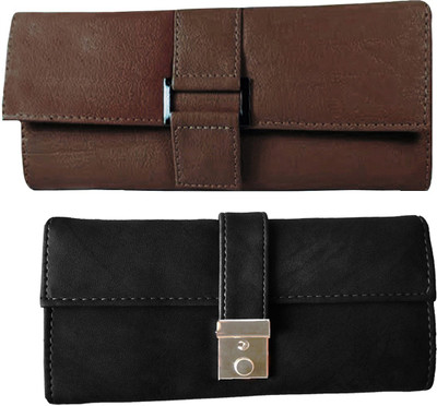 

Lady bar Casual Brown, Black Clutch, Black;brown