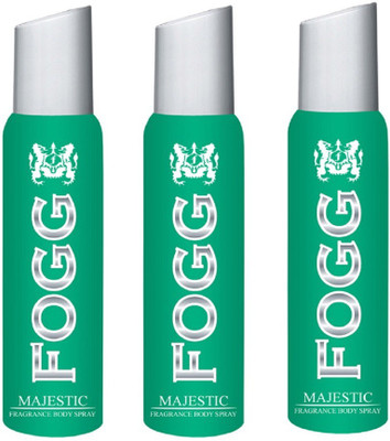 

Fogg FOGG MAJESTIC DEODORANT Body Spray - For Men(190 ml, Pack of 3)
