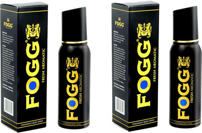 

Fogg FRESH AROMATIC FRAGRANCE Body Spray - For Men(190 ml, Pack of 2)
