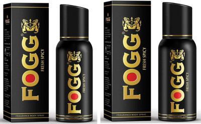 

Fogg FRESH SPICY FRAGRANCE Body Spray - For Men(190 ml, Pack of 2)