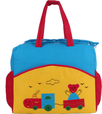 

MomToBe Printed Diaper Bag(Blue & Yellow)
