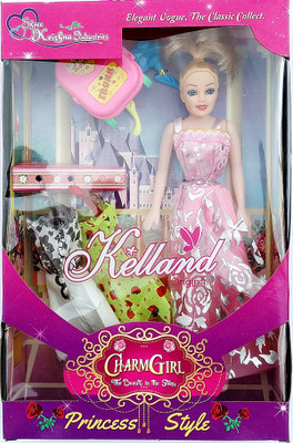 

Rean Charm Girl Kelland Pink Doll Set(Pink)